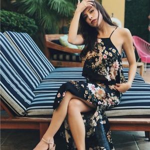 Anthropologie Maeve floral skirt set